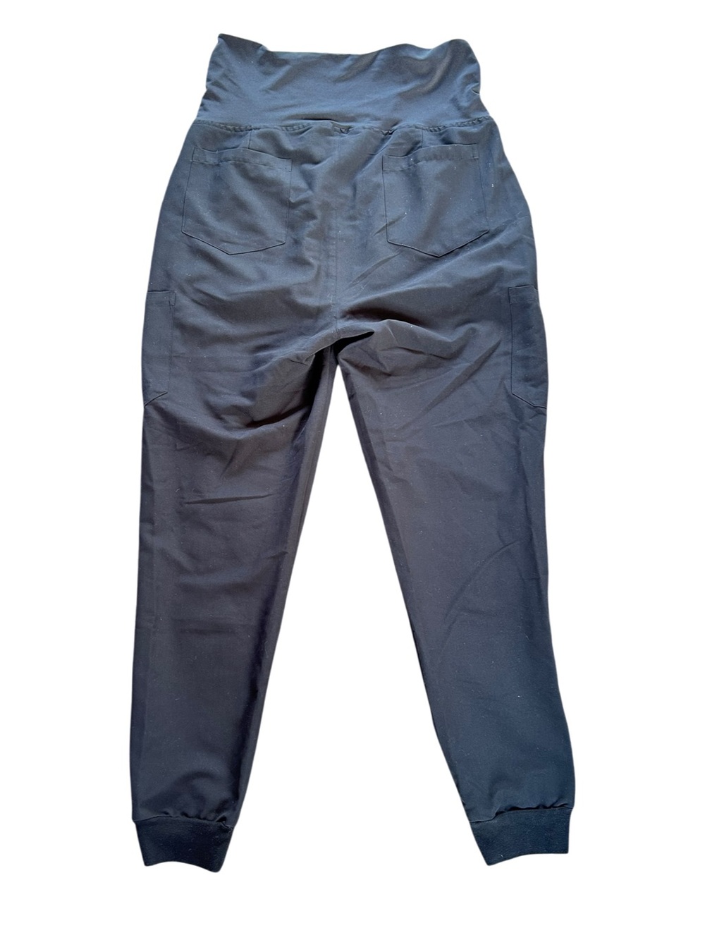 Mandala Maternity Large Tall Black Scrub Jogger Pant - Picture 2 of 7